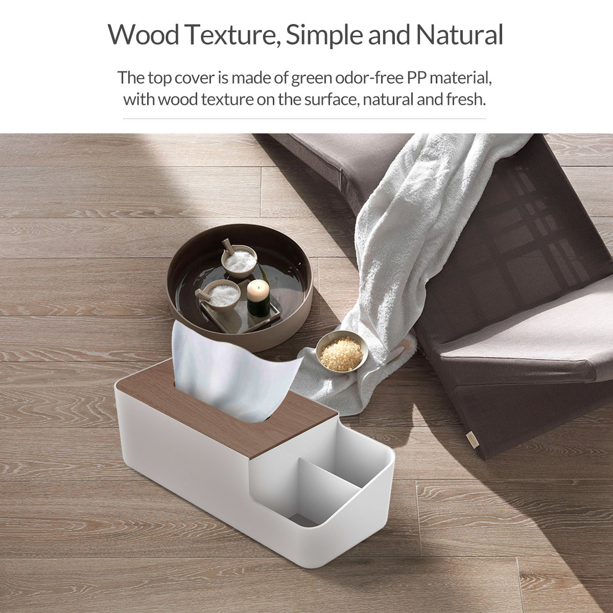 Multifunktionaler Taschentuchhalter mit Ablagefächern - Orico