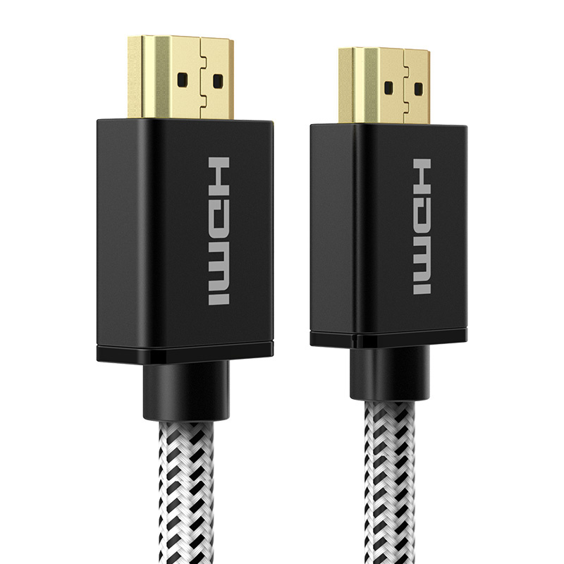 HDMI cable 1 meter - HDMI 2.0– 4K @ 60Hz –Nylon Braided