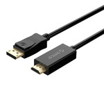 Orico DisplayPort naar HDMI kabel 1 meter - zwart