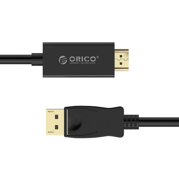 Orico DisplayPort naar HDMI kabel 1 meter - zwart