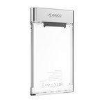 Orico Festplatte 2,5 Zoll transparent - Kunststoff und Aluminium