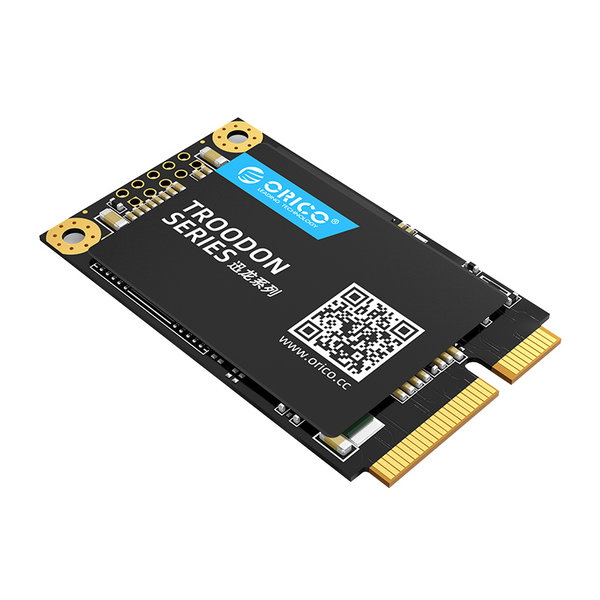 Orico mSATA interne SSD 128 GB - Troodon-Serie - 3D NAND-Blitz - Schwarz
