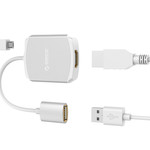 Orico Aluminium HDMI adapter voor iPhone en iPad - 1080P @60Hz - zilver