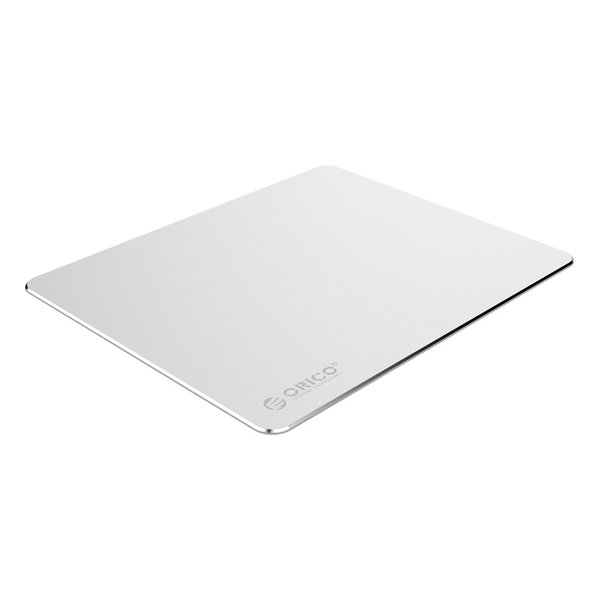 Ultrathin XXL aluminum mouse pad - 2mm thick - 30x25 cm - silver