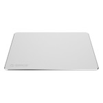 Tapis de souris ultrafin en aluminium XXL - 2 mm d'épaisseur - 30x25 cm - argent