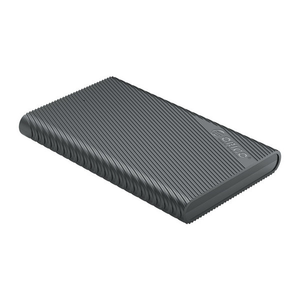 Boîtier de disque dur portable 2,5 pouces - design unique - noir