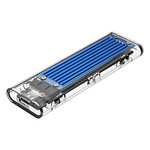Boîtier Dual Protocol NVMe M.2 SSD / M.2 SSD 10 Gbps - Bleu