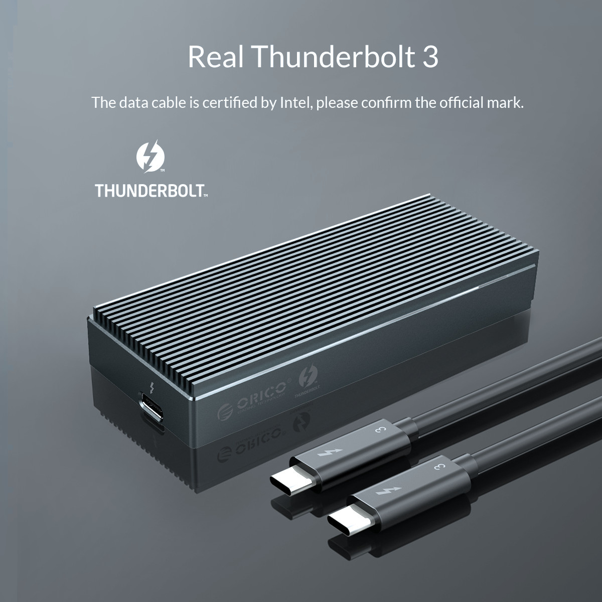 4XEM's Portable Thunderbolt 3 to NVMe SSD Classic Aluminum data transfer  Enclosure