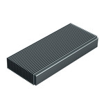 Thunderbolt ™ 3 NVMe M.2 SSD Aluminum Enclosure - 40Gbps - Unique Design - Sky Gray