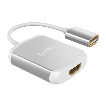 Orico Aluminium HDMI Adapter für iPhone und iPad - 1080P @ 60Hz - Silber