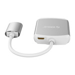 Orico Adaptateur HDMI en aluminium pour iPhone et iPad - 1080P @ 60Hz - argent