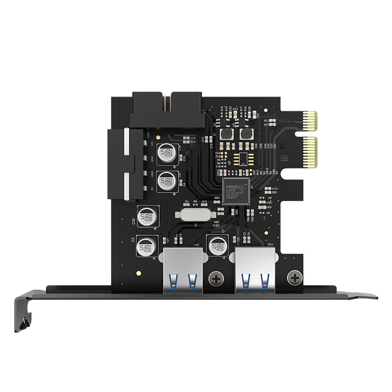 PCIe kaart - 2x USB 3.0 - 5Gbps SuperSpeed - Zwart - Orico