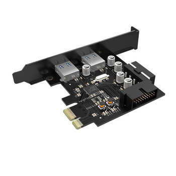 PCIe-Karte - 2x USB 3.0 - 5 Gbit / s SuperSpeed - Schwarz