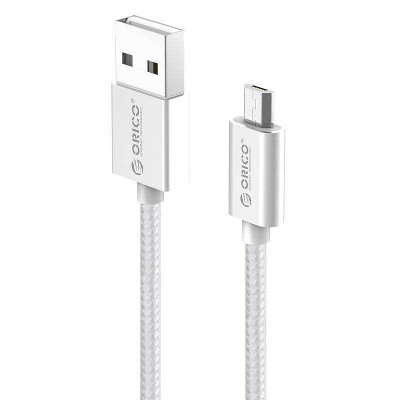 Forhøre Utilfreds format Micro-USB charging and data cable for smartphone and tablet - 3A - silver -  1M - Orico
