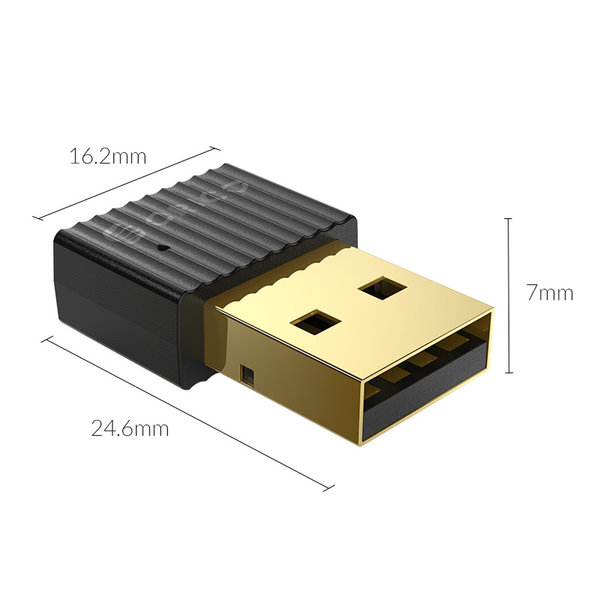 Bluetooth 5.0 + BR / + EDR-Adapter - 20M Reichweite - Schwarz