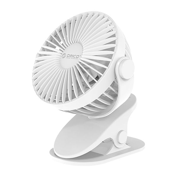 LogiLink Ventilateur de bureau USB, 30 dB, blanc