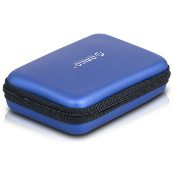 Protective case for portable 2.5 inch hard drive - Blue