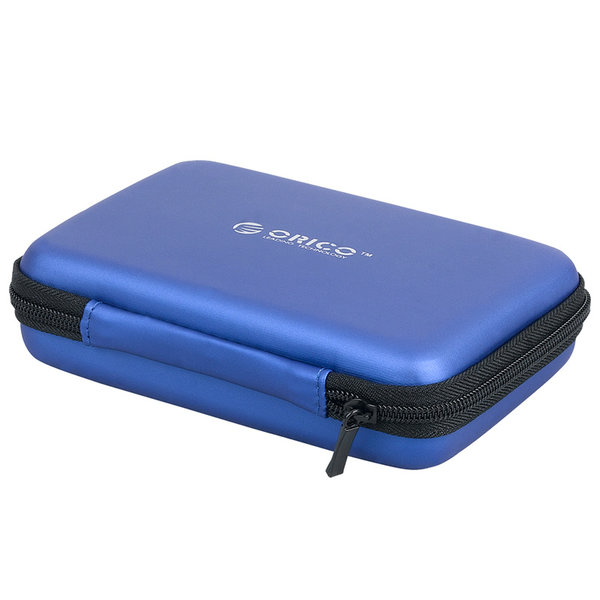 Protective case for portable 2.5 inch hard drive - Blue