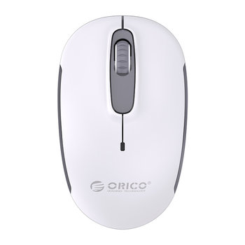 Draadloze muis met stille klik - 2.4Ghz - incl. ontvanger - 2Mbps - wit