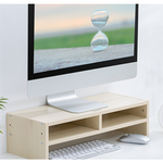 Monitor stand with two storage compartments - 50x20cm