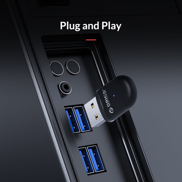 Bluetooth 5.0 Adapter für Switch, PC, PS4, PS4 Pro - 20M Reichweite - Schwarz
