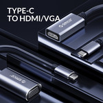 Adaptateur USB-C vers HDMI - 4K @ 60Hz - Aluminium - Gris