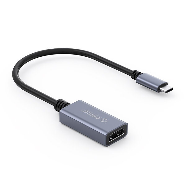 USB-C-zu-HDMI-Adapter - 4K @ 60Hz - Aluminium - Grau