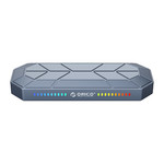 Aluminum M.2 NVMe SSD Enclosure - USB 3.1 Gen 2 USB-C - RGB Lighting - Gray