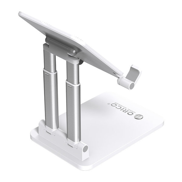 Foldable Tablet Stand - Ergonomic Design - White