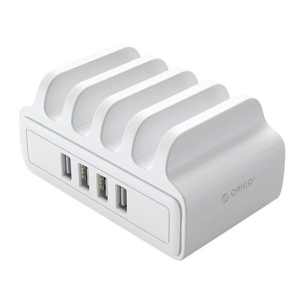 beweeglijkheid kraam Botanist Multi Charger oplaadstation met 4 laadpoorten - 30W - Wit - Orico