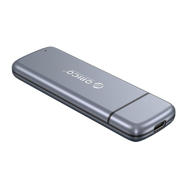 Aluminum M.2 NVMe SSD Enclosure - USB-3.1 - 10Gbps - Sky Grey