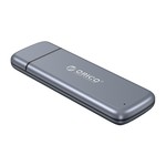 Aluminium-M.2-NVMe-SSD-Gehäuse – USB-3.1 – 10 Gbit/s – Himmelgrau