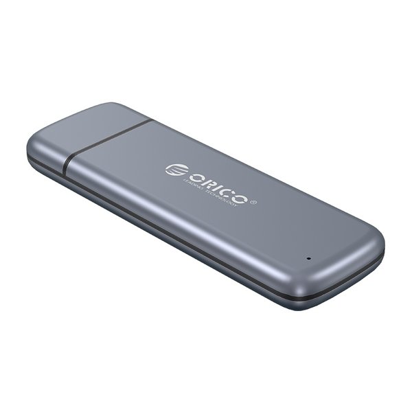 Aluminium M.2 NVMe SSD behuizing - USB-3.1 - 10Gbps - Sky Grey