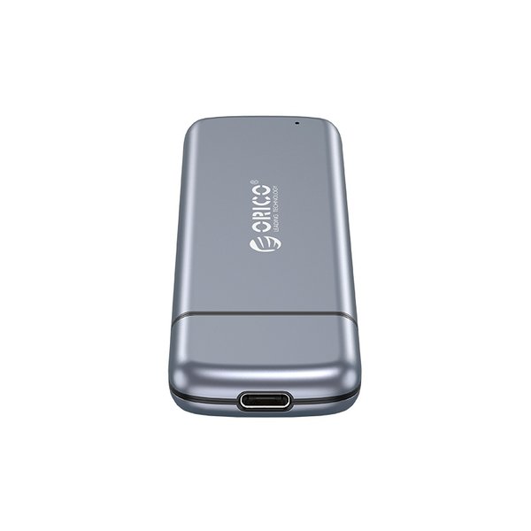 Aluminium-M.2-NVMe-SSD-Gehäuse – USB-3.1 – 10 Gbit/s – Himmelgrau
