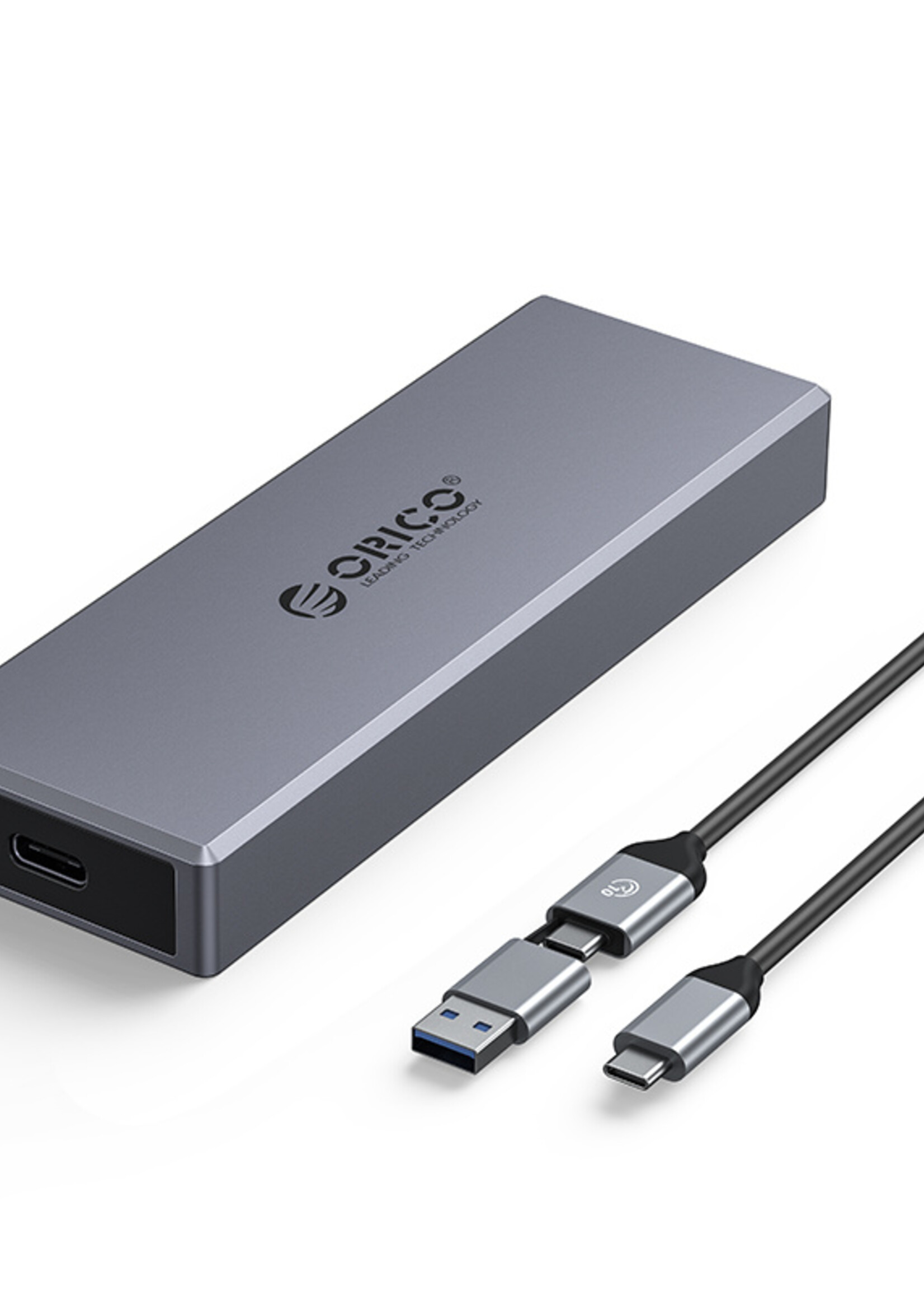 M.2 NVME SSD Enclosure gray aluminum Orico