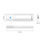 Orico Boîtier SSD à double protocole (10 Gbit/s) M.2 NVMe et NGFF (SATA) Blanc