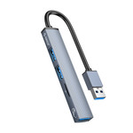 Orico Aluminium HUB USB-A zu USB 3.0 und TF