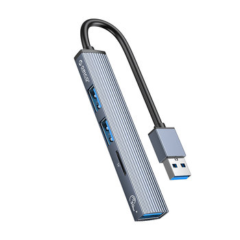 Orico Aluminium HUB USB-A naar USB 3.0 en TF