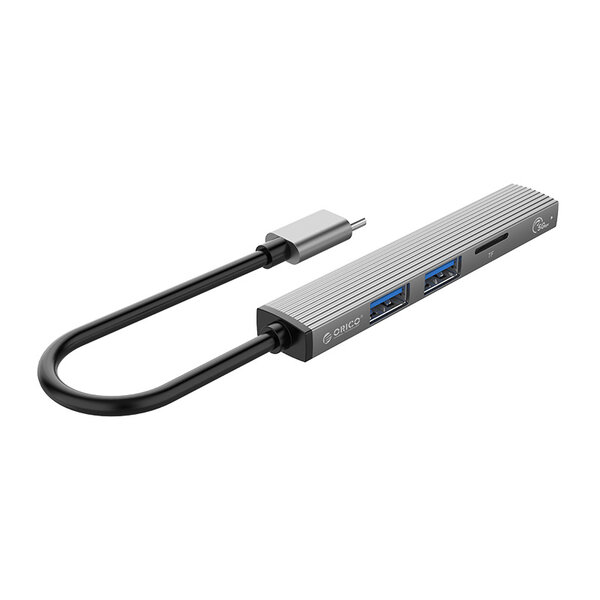 Orico Aluminium HUB USB-C naar USB 3.0 en TF