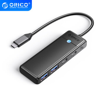 Orico USB-C-Hub mit 2x USB 3.0, 1x USB-C und 1x PD