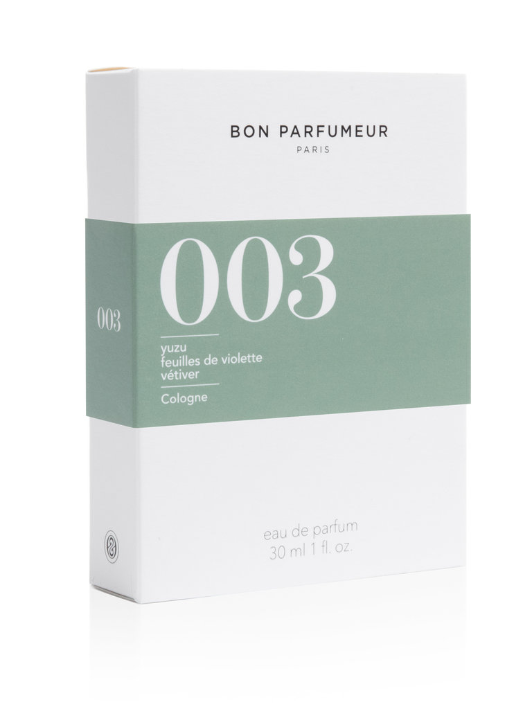Bon Parfumeur Bon Parfumeur 003 - Unisex parfum yuzu, violet leaves and vetiver (30ML)