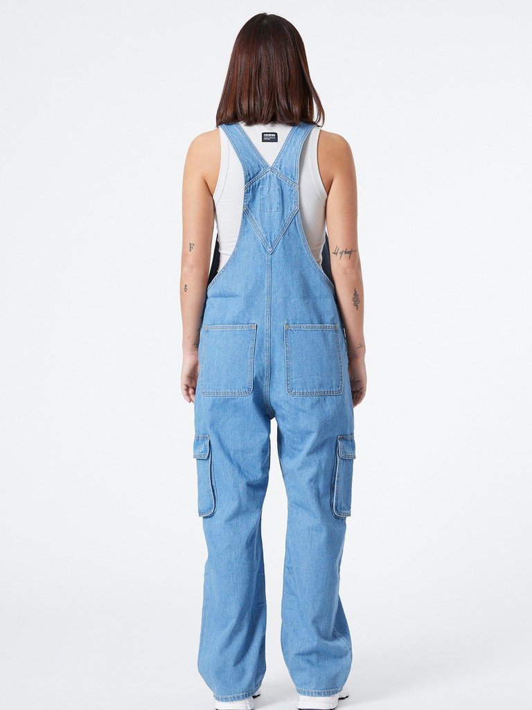 Dr. Denim cordelia dungarees saltwater mid blue