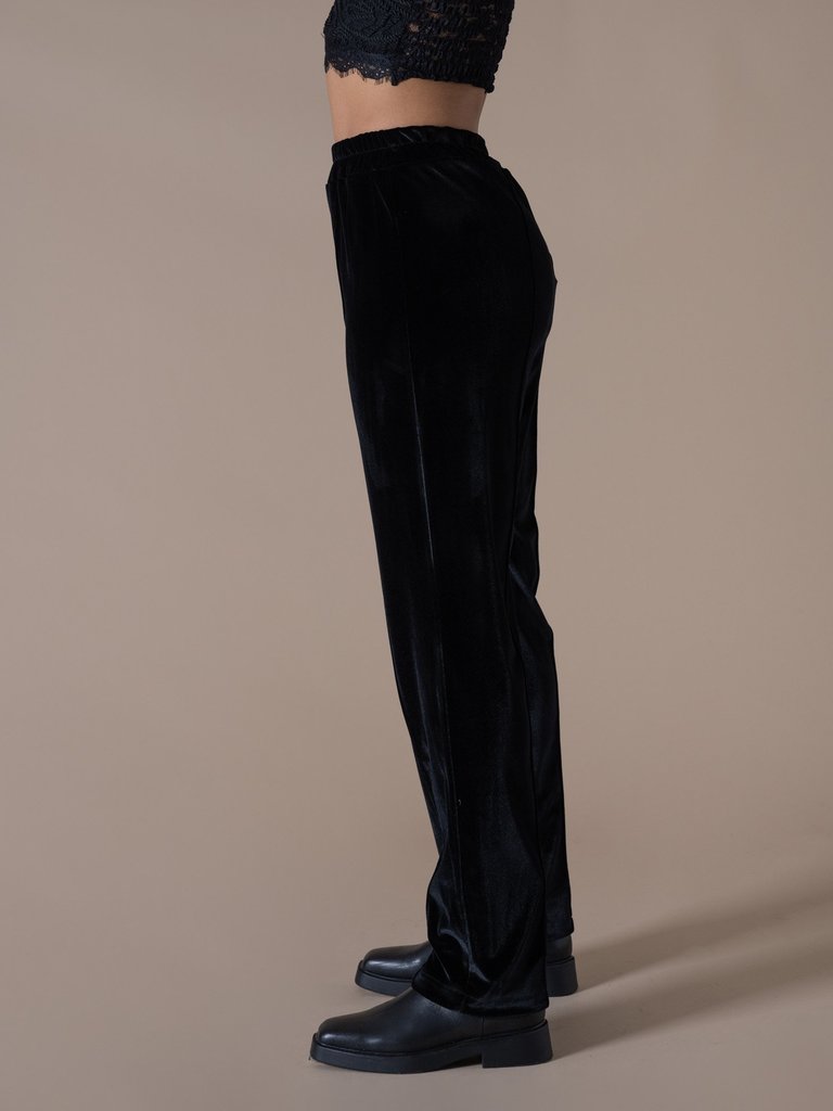 Moma Pants Velvet Black