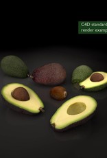 3D model avocado