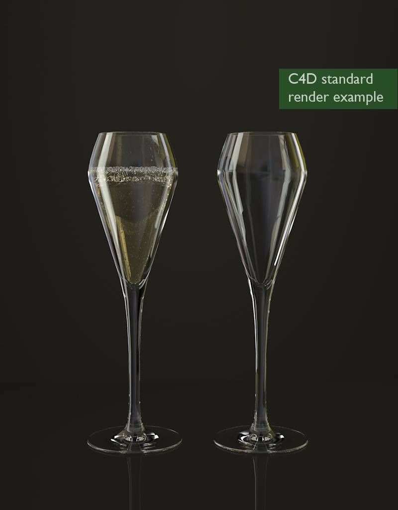 FREE 3D model champagne glass
