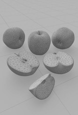 3D model Golden Delicious apple