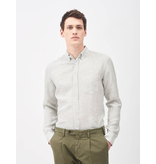 XACUS linnen shirt streep groen