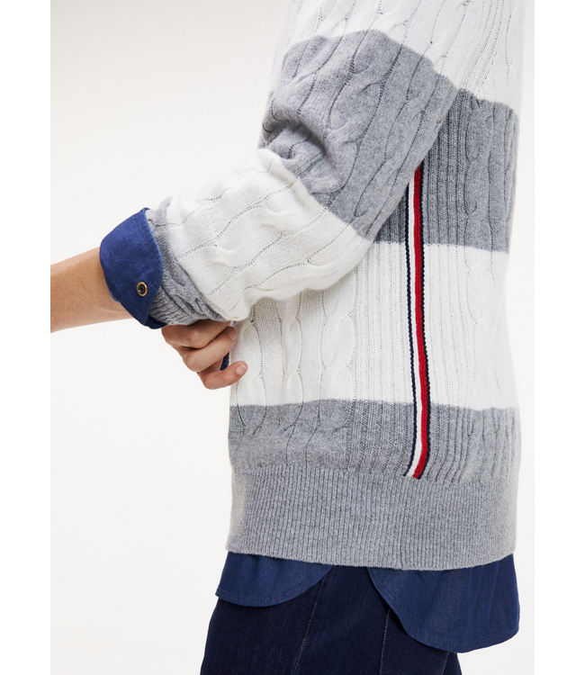 kabel trui, div. kleuren