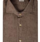 XACUS dress-shirt linnen bruin