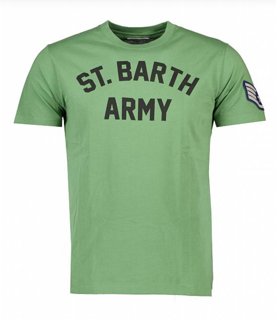 MC2 SAINT BARTH T-SHIRT ARMY